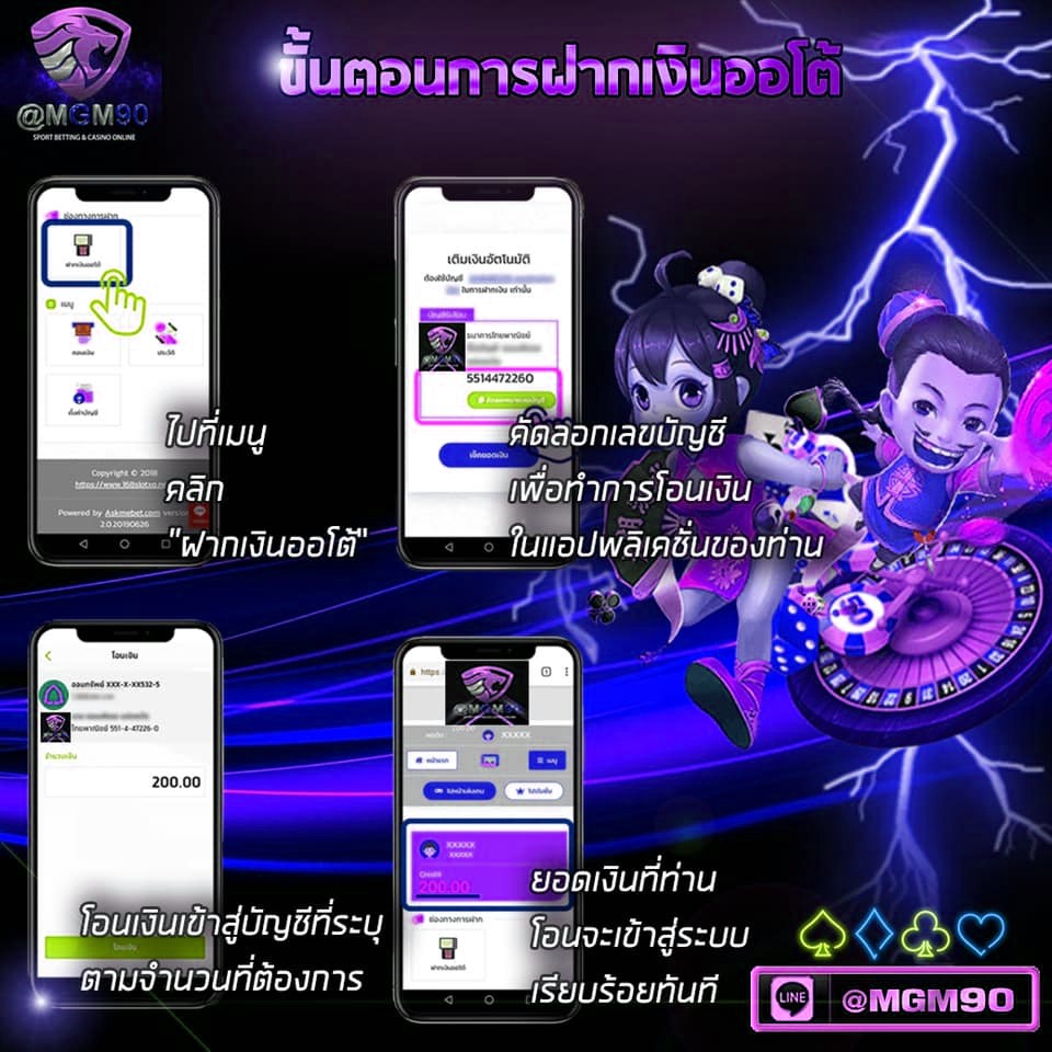 mgm90 ฝากถอน