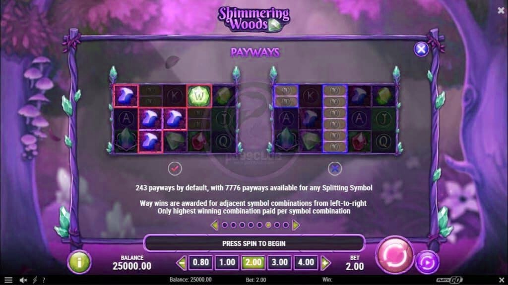 payways shimmering woods slotxoeasy