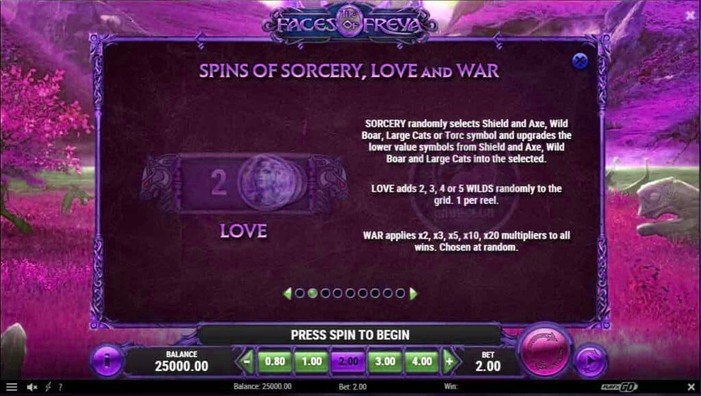 spins of sorcery love and war&sorcery&love&war the faces of freya slotxoeasy