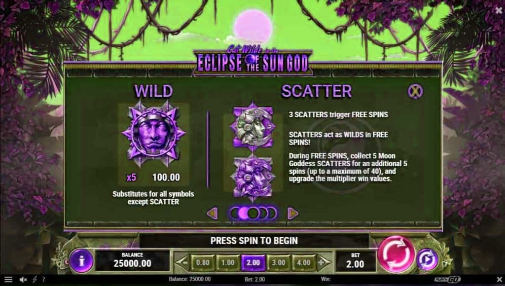 wild&scatter cat wilde in the eclipse of the sun god slotxoeasy